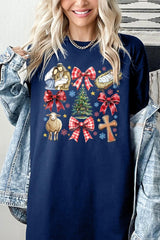 5000-E3219 Nativity Scene Christmas Graphic Heavy Cotton Tee $9