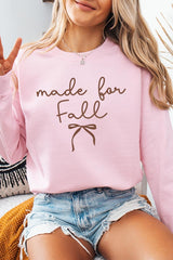 UL180-E3151 Made For Fall Graphic Sweatshirt $20