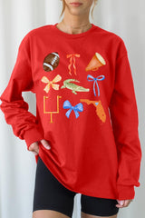 UL240-E3078 Florida Football Graphic Long Sleeve Tee $13.75