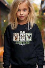 UL180B-E3192Z Deer & Duck Hunting Season Kids Graphic Sweatshirt $20