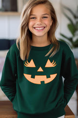 UL180B-E3148Z Cute Pumpkin Halloween Kids Graphic Sweatshirt $20