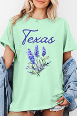 5000P-E3060 Texas Bluebonnet Graphic Plus Heavy Cotton Tee $12.75