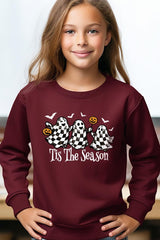 UL180B-E3124Z Retro Ghosts Kids Graphic Sweatshirt $20