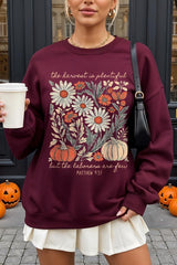 UL180-E3173 Faith Harvest Graphic Sweatshirt $20
