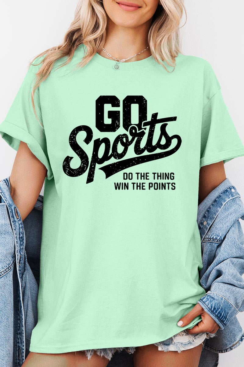 5000-E3103 Go Sports Graphic Heavy Cotton Tee $9