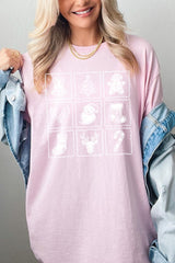 5000-E3215 Christmas Icons Graphic Heavy Cotton Tee $9