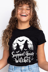 US3001Y-E3161Z Local Witches Halloween Kids Graphic Tee $11