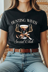 US3001P-E3191 Hunting Wives Social Club Graphic Plus Tee $16