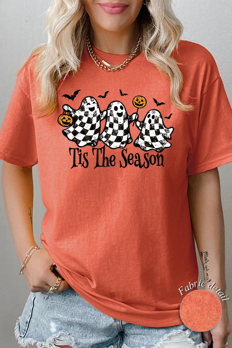 5000-E3124 Retro Ghosts Graphic Heavy Cotton Tee $9