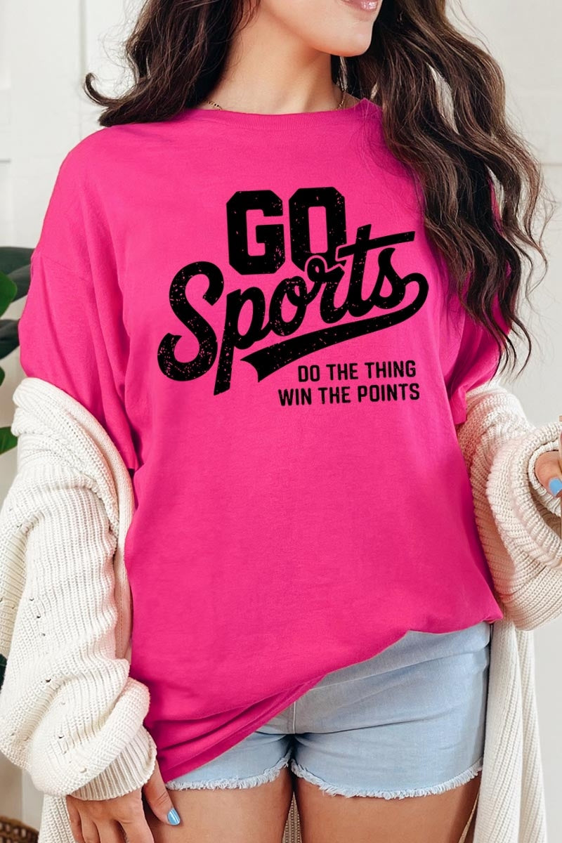 5000-E3103 Go Sports Graphic Heavy Cotton Tee $9