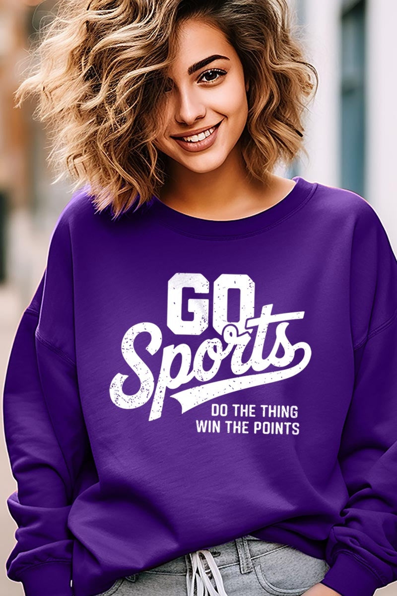UL180-E3103 Go Sports Graphic Sweatshirt $20