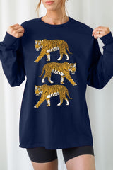 UL240-E3104 Retro Tigers Graphic Long Sleeve Tee $13.75