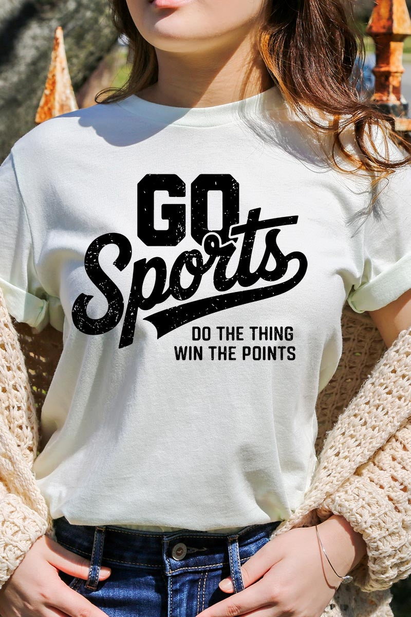 US3001P-E3103 Go Sports Graphic Plus Tee $16