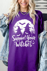 5000-E3161 Local Witches Halloween Graphic Heavy Cotton Tee $9