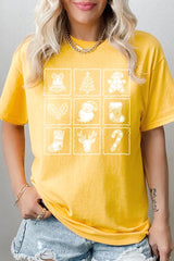 5000-E3215 Christmas Icons Graphic Heavy Cotton Tee $9