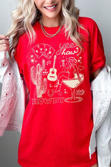 5000-E3097 Cowgirl Country Music Graphic Heavy Cotton Tee $9