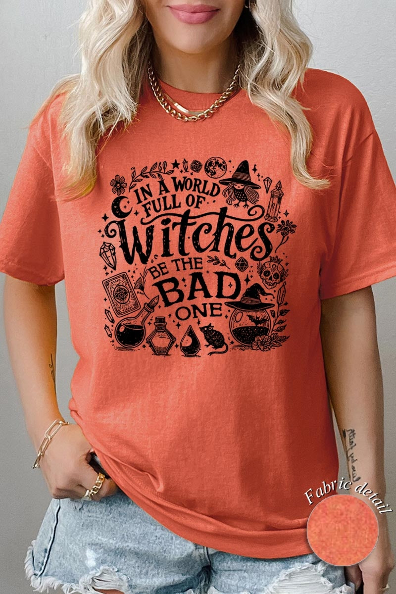 5000P-E3139 In a World of Witches Plus Heavy Cotton Tee $12.75