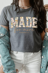 US3001P-E3068 Made for More Faith Graphic Plus Tee $16
