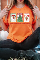 US3001-E3201 Most Wonderful Time Graphic Tee $12.5