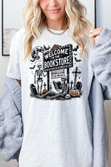 5000-E3122 Bookstore Halloween Graphic Heavy Cotton Tee $9