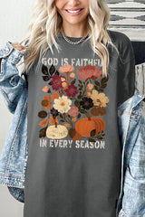 5000-E3171 Faithful In Every Season Graphic Heavy Cotton Tee $9