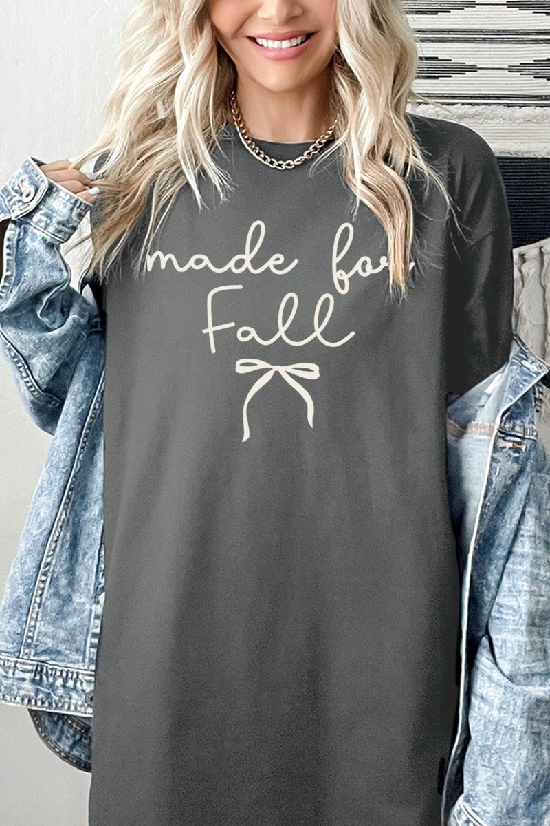 5000P-E3151 Made For Fall Graphic Plus Heavy Cotton Tee $12.75