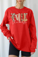UL240P-E3071 Fall Vibes Rustic Graphic Plus Long Sleeve Tee $17