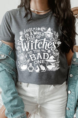 US3001-E3139 In a World of Witches Graphic Tee $12.5
