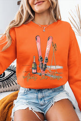 UL180P-E3187 Apres Ski Club Graphic Plus Sweatshirt $25