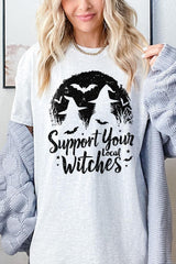 5000-E3161 Local Witches Halloween Graphic Heavy Cotton Tee $9