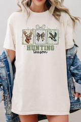 5000P-E3192 Deer & Duck Hunting Season Graphic Plus Heavy Cotton Tee $12.75