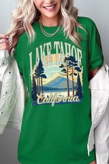 5000-E3059 Lake Tahoe Graphic Heavy Cotton Tee $9