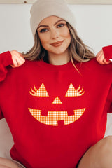 UL180-E3148 Cute Pumpkin Halloween Graphic Sweatshirt $20