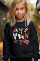 UL180B-E3079Z Texas Football Kids Graphic Sweatshirt $20