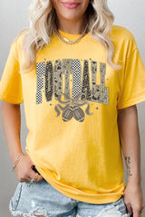 5000-E3132 Camo Football Graphic Heavy Cotton Tee $9
