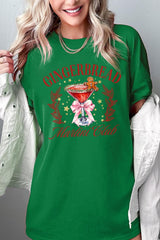 5000P-E3216 Gingerbread Martini Club Graphic Plus Heavy Cotton Tee $12.75