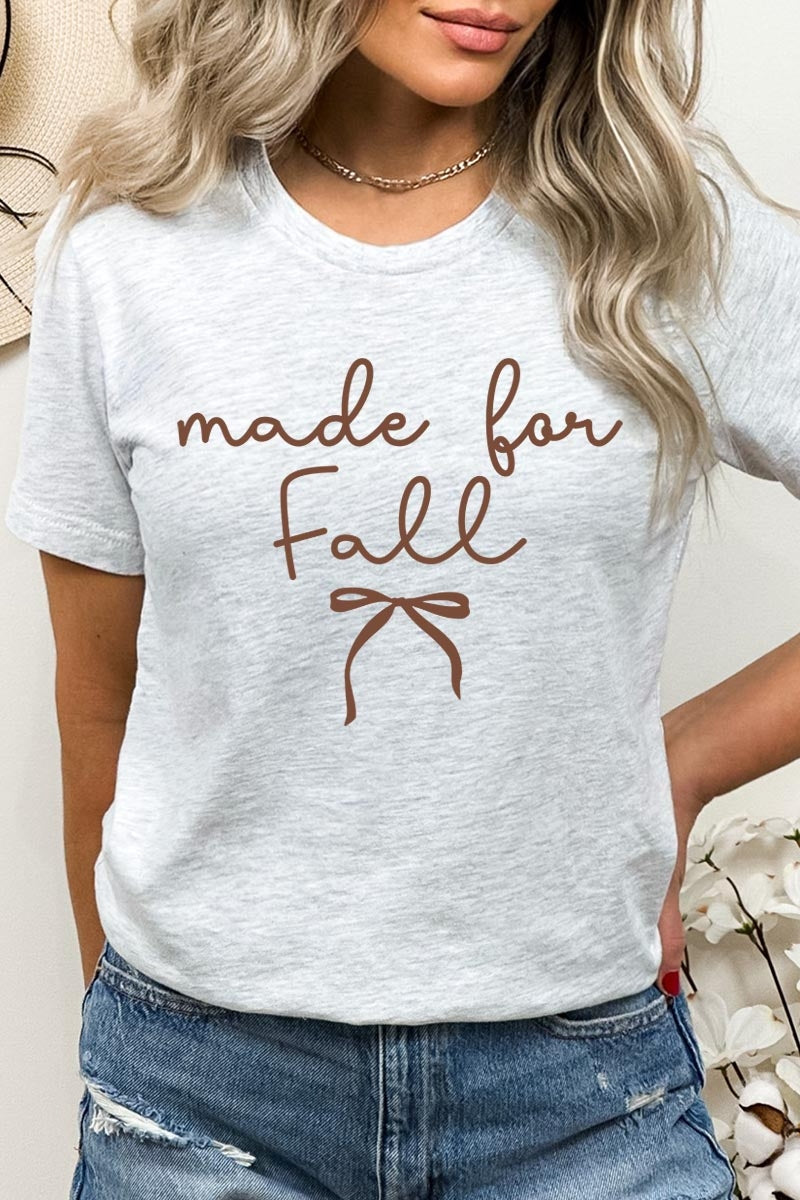 US3001P-E3151 Made For Fall Graphic Plus Tee $16