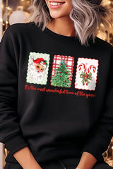 UL180P-E3201 Most Wonderful Time Graphic Plus Sweatshirt $25