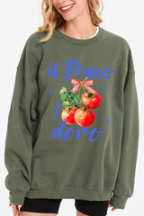 UL180-E3070 Il Pomodoro Tomato Art Graphic Sweatshirt $20
