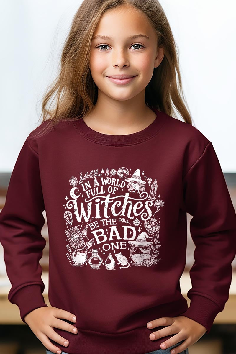 UL180B-E3139Z In a World of Witches Kids Graphic Sweatshirt $20