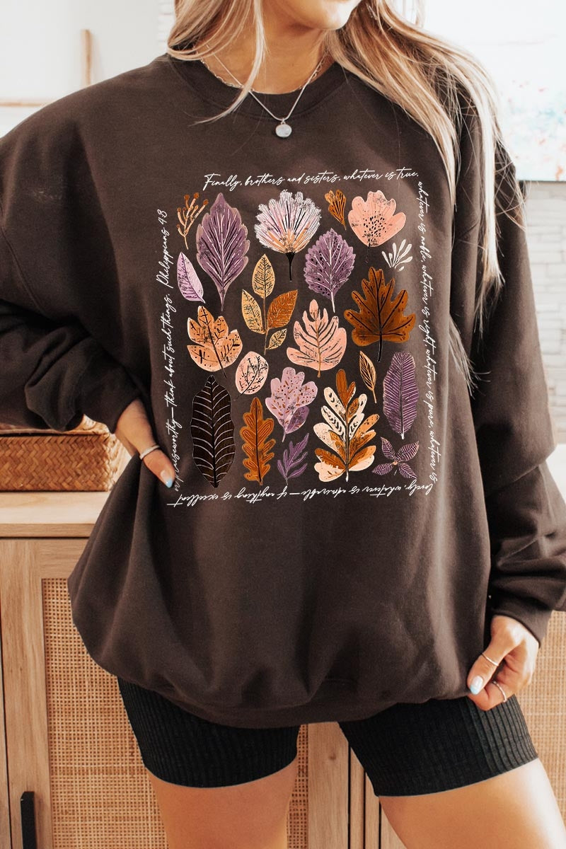 UL180P-E3147 Christian Fall Graphic Plus Sweatshirt $25