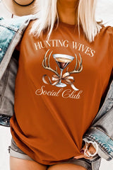 US3001-E3191 Hunting Wives Social Club Graphic Tee $12.5