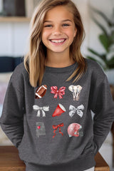 UL180B-E3076Z Alabama Football Kids Graphic Sweatshirt $20