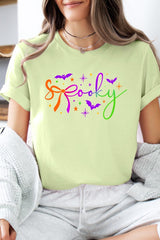 US3001P-E3109 Spooky Halloween Graphic Plus Tee $16