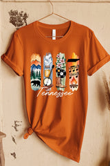 US3001P-E3061TN Tennessee State Brushstroke Graphic Plus Tee $16