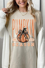 5000-E3145 Pumpkin Season Graphic Heavy Cotton Tee $9