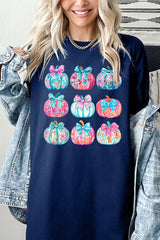 5000P-E3137 Coquette Pumpkin Graphic Plus Heavy Cotton Tee $12.75