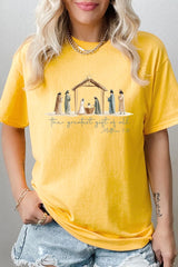 5000-E3183 Nativity Gift Graphic Heavy Cotton Tee $9
