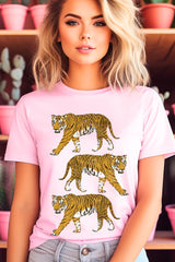 US3001P-E3104 Retro Tigers Graphic Plus Tee $16