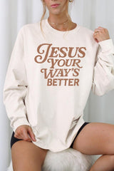 UL240-E3114 Christian Graphic Long Sleeve Tee $13.75